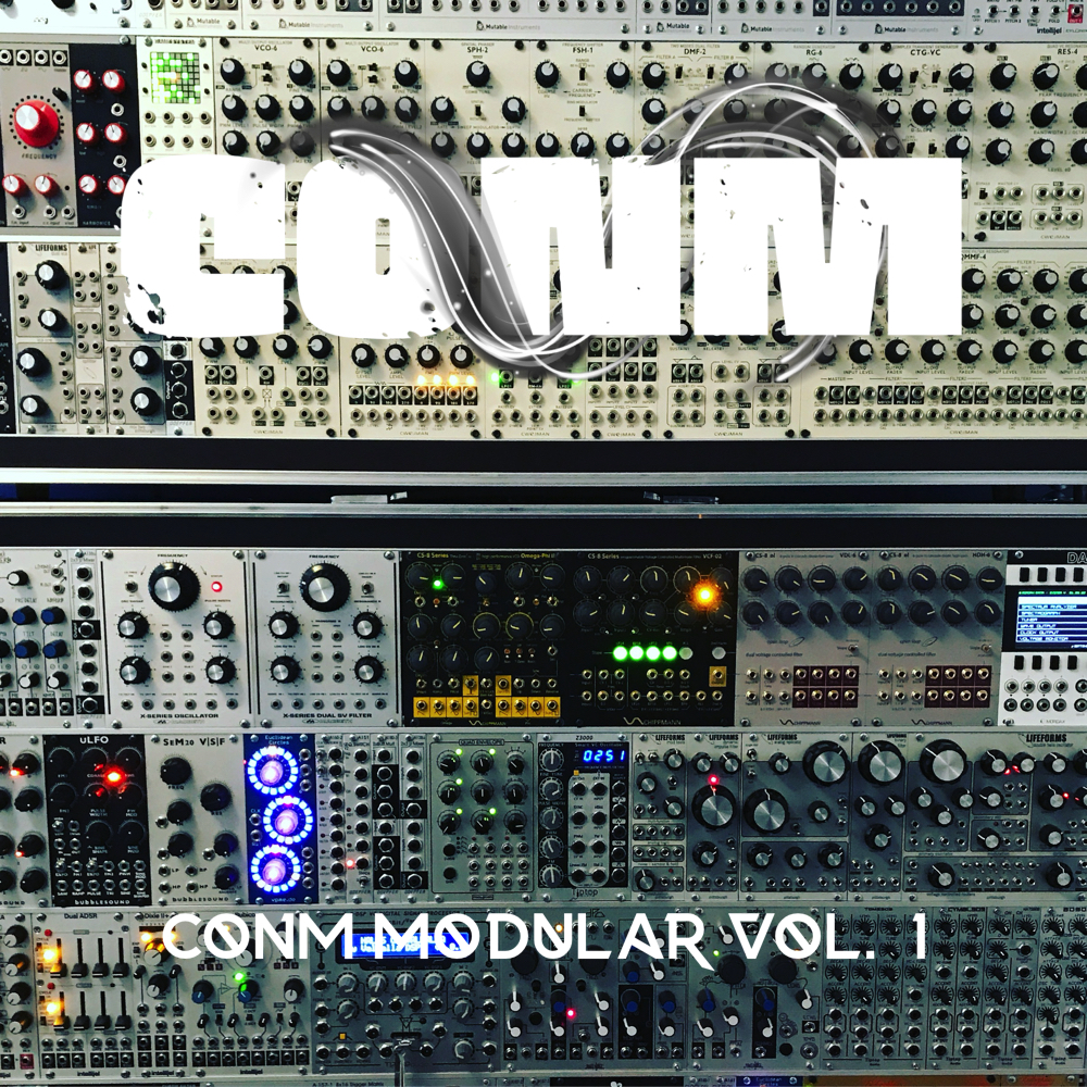 CONM Modular Vol. 1 sample pack cover - Eurorack loops and presets by Cyril Desnottes